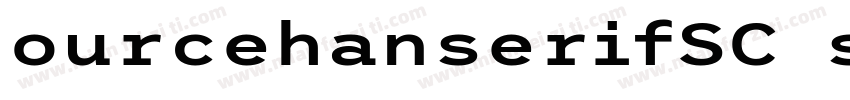 ourcehanserifSC semi字体转换